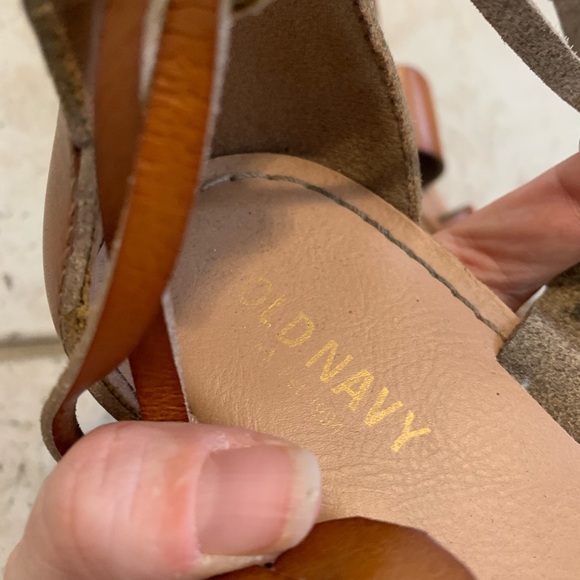 Old Navy Brown Lace-Up Gladiator Sandals Size 7 - Picture 5 of 10